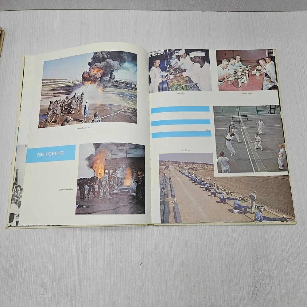Vintage The Anchor US Naval Training Center San Diego Yearbook with Record